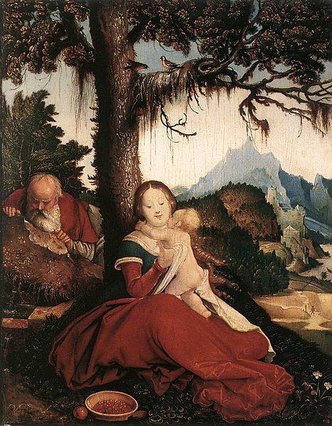 Hans Baldung Grien Rest on the Flight to Egypt